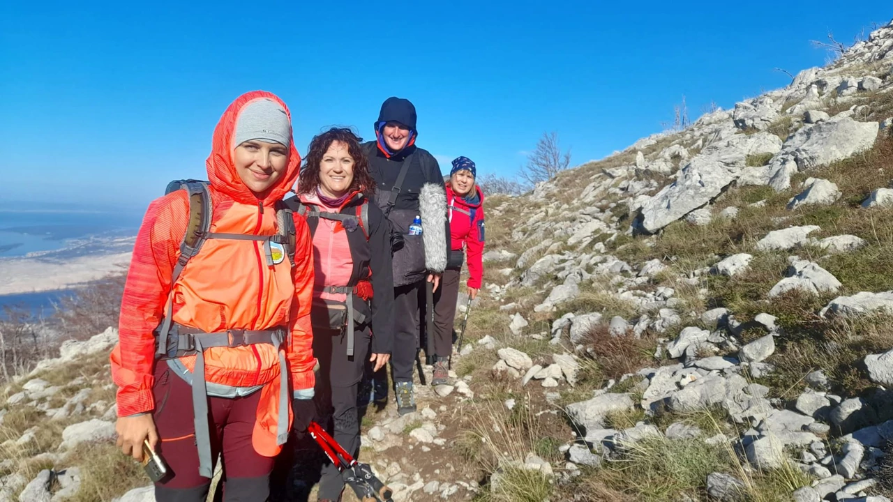 Sa snimanja prve epizode uz voditeljicu Doris Pinčić Guberović, Foto: Planine/HRT