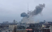 TV toranj u Kijevu , Foto: Izvor: /Tvitter The Kyiv Independent  