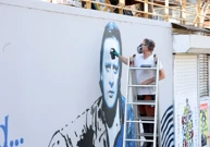 Mural posvećen Arsenu Dediću, Foto: Dusko Jaramaz/Pixsell