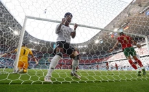 Gnabry slavi nakon vodstva Njemačke, Foto: Kai Pfaffenbach/REUTERS