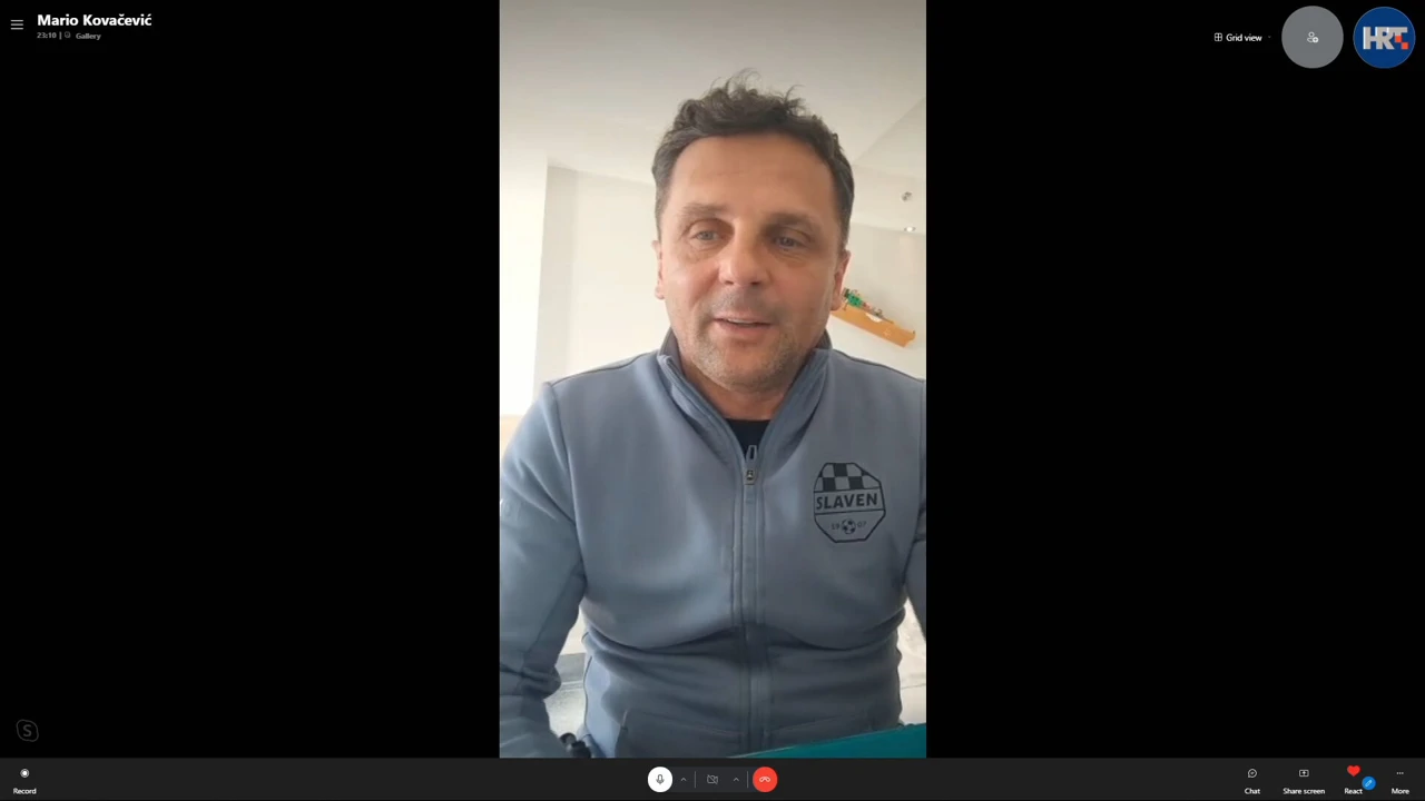 Trener Slaven Belupa Mario Kovačević