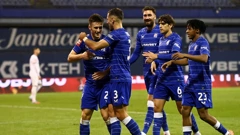 Slavlje igrača Dinama nakon pobjede protiv Slaven Belupa
