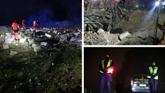Projektili pali na poljsko selo