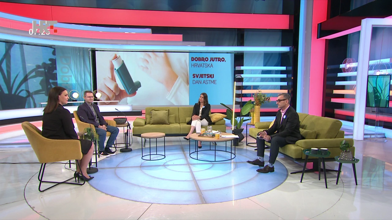 Svjetski dan astme/Dobro jutro, Hrvatska, Foto: HTV/HRT