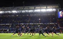 Zagrijavanje igrača Barcelone na Stamford Bridgeu, Foto: Hannah Mckay/REUTERS