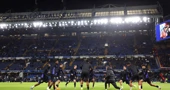 Zagrijavanje igrača Barcelone na Stamford Bridgeu