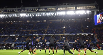 Zagrijavanje igrača Barcelone na Stamford Bridgeu