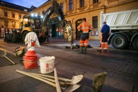 Puknuo cjevovod u centru Zagreba, Foto: Matija Habljak/PIXSELL