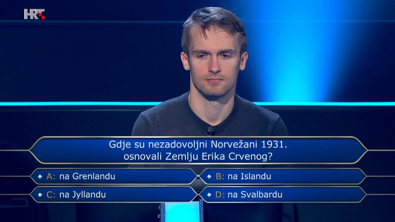 Jan Berger  , Foto: Tko želi biti milijunaš?/HRT