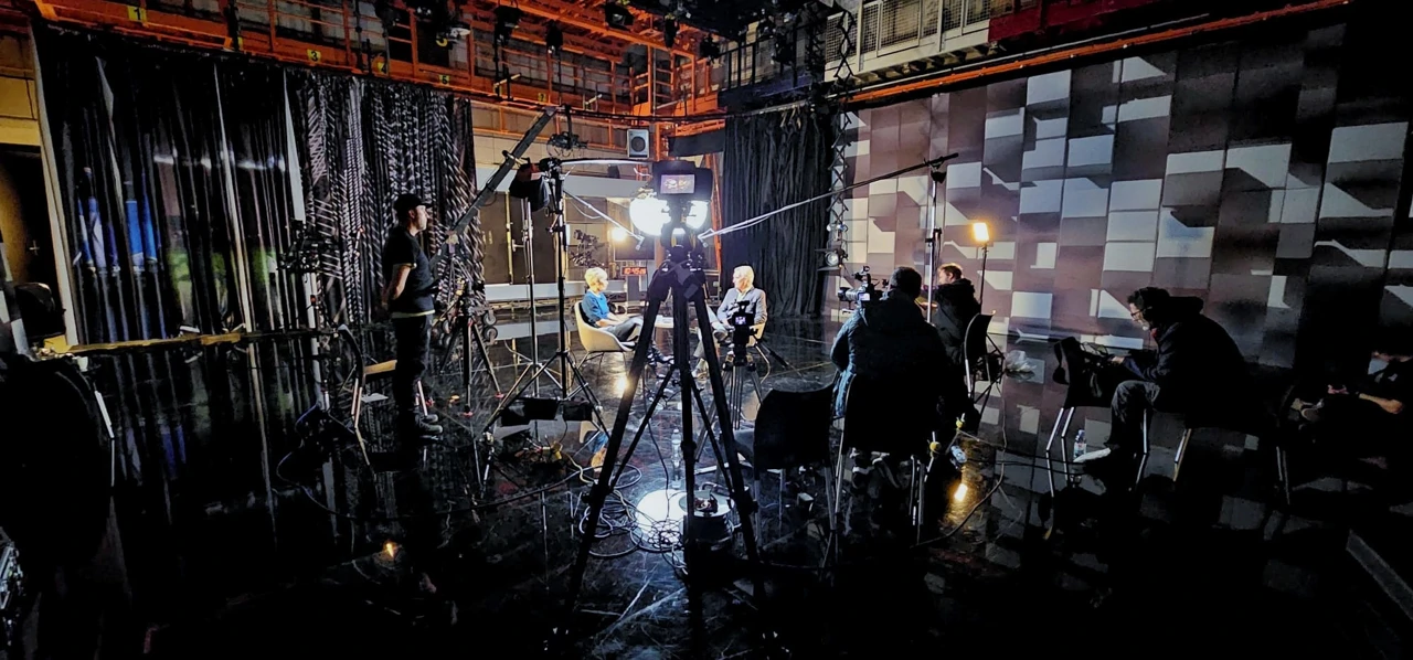 Ulrik Haagerup i Morana Kasapović, Foto: Siniša Hajduk/HRT