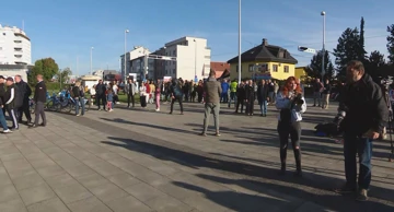 Prosvjed u zagrebačkoj Dubravi