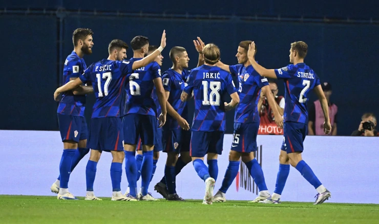 Proslava gola Andreja Kramarića za 2:0