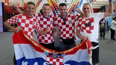 Navijači Hrvatske na FIFA Fan Festivalu