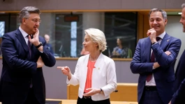 Andrej Plenković, Ursula von der Leyen, Alexander de Croo
