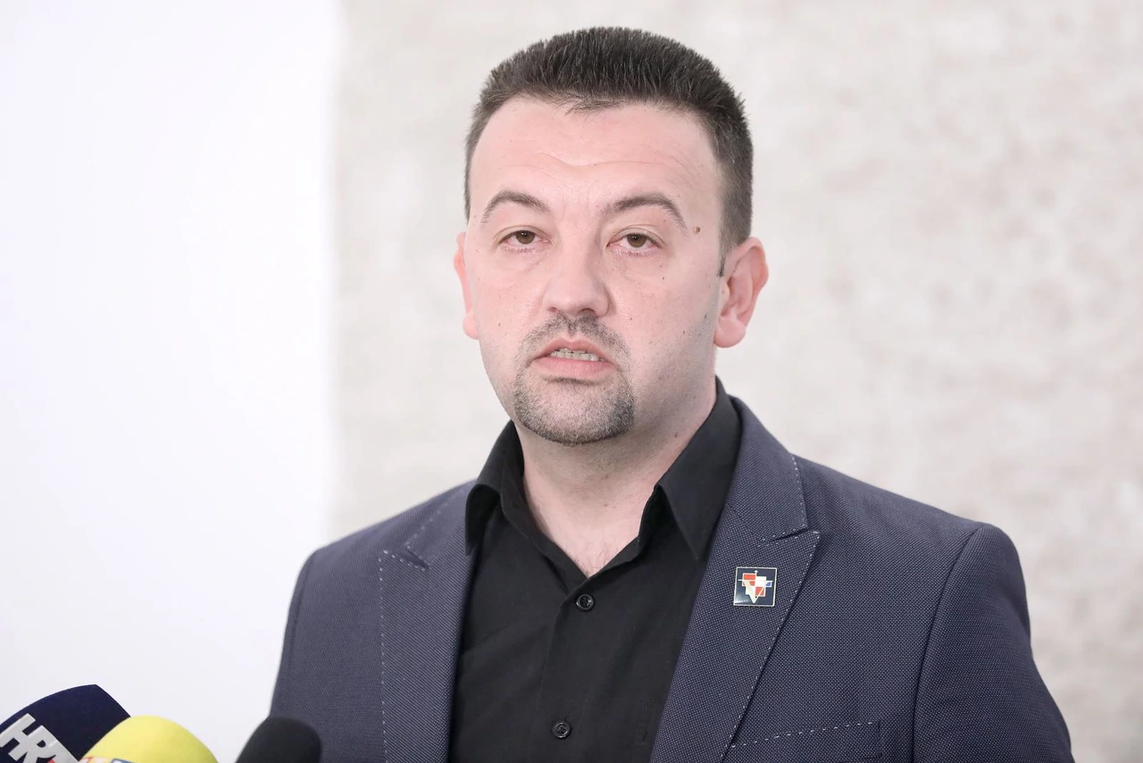 Marijan Pavliček, Hrvatski suverenisti, Foto: Patrik Macek/PIXSELL