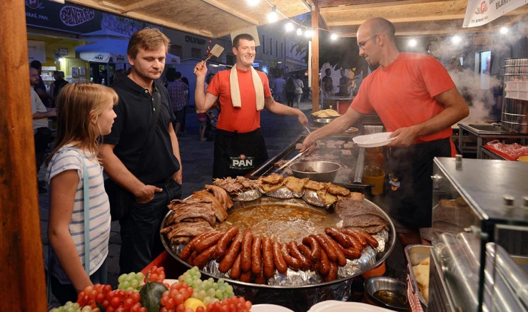 Gastronomska ponuda na Špancirfestu, arhivska fotografija
