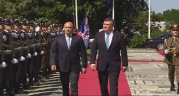 Bulgarischer Präsident Rumen Radev zu Besuch in Kroatien