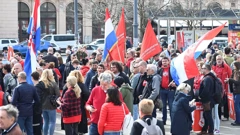 Prosvjedno okupljanje u Zagrebu, Foto: Ronald Gorsic/CROPIX
