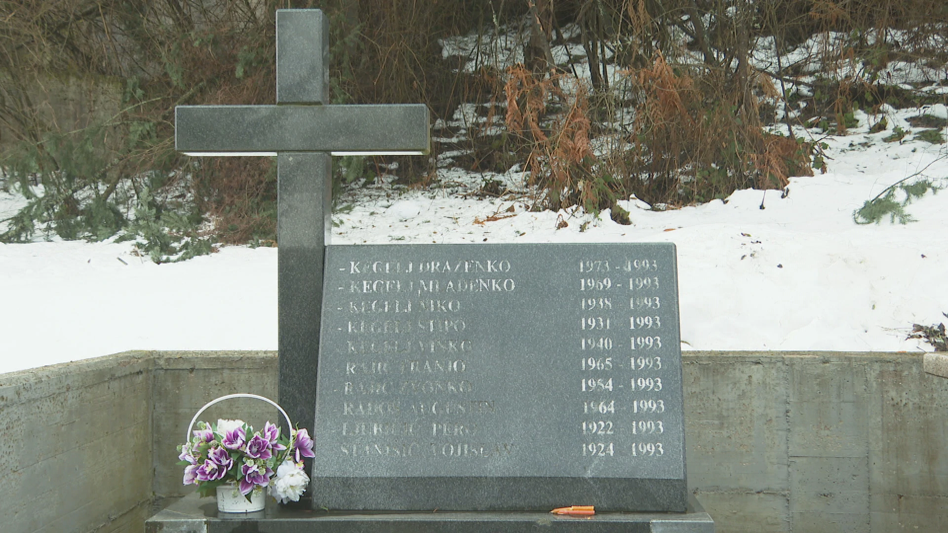 U Dusini obilježena 33. obljetnica pokolja nad Hrvatima Kép