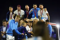 Paredes, Di Maria, De Paul, Otamendi, Dybala, Romero i Messi, Foto: Matias Baglietto/REUTERS