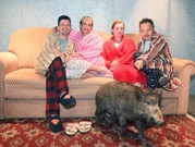 Cody McClain Brown, Lana Barić, Snježana Sinovčić, Robert Knjaz, Foto:  Renato Branđolica/HRT