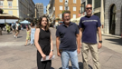Marina Palčić,predsjednica NSRH, Tomislav Kiš, predsjednik štrajkaškog odbora i Duško Stijelja povjerenik NSRH