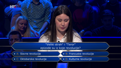 Kristina Mordžin, Foto: Tko želi biti milijunaš?/HRT