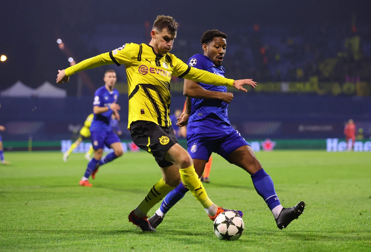 Utakmica Dinama i Borussije Dortmund