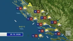 Vremenska prognoza, Foto: HRT/HTV