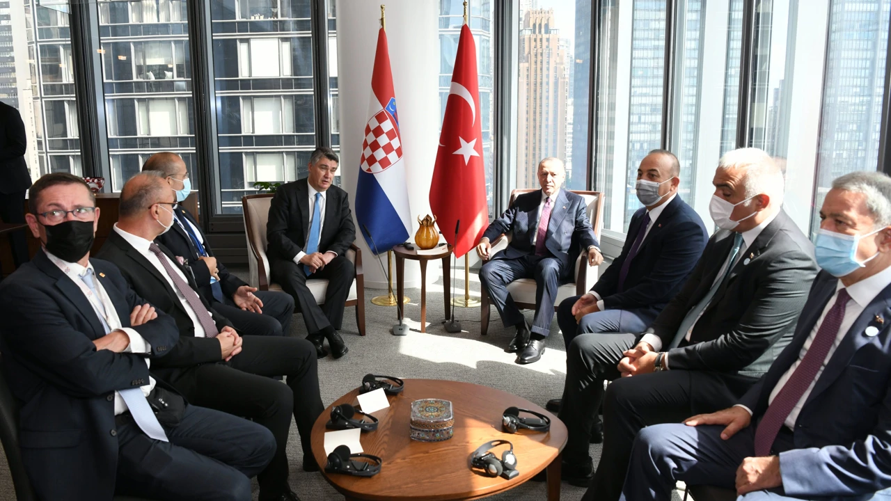 Sastanak predsjednika Milanovića i Erdogana, Foto: Ured predsjednika RH/Ured predsjednika