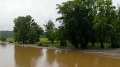 Visok vodostaj Drave u Osijeku