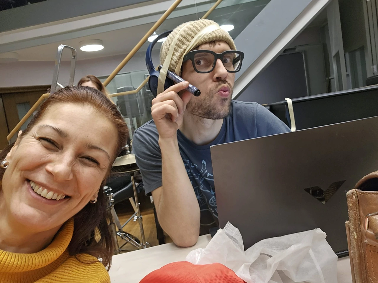 tonmajstorica Marijana Begović i skladatelj Ivan Hlebić 