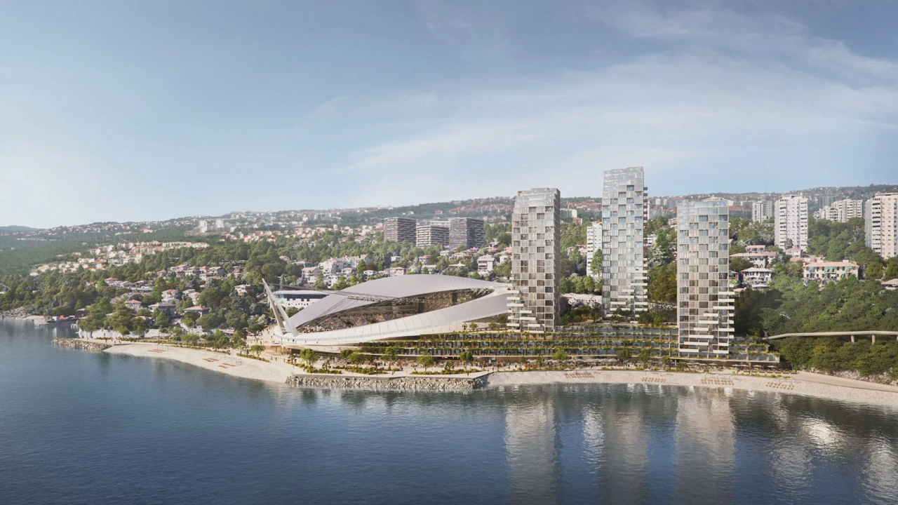 Projekcija izgleda buduće Kantride, Foto: HTV/HRT