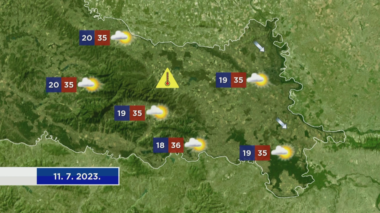 Vremenska prognoza, Foto: HTV/HRT