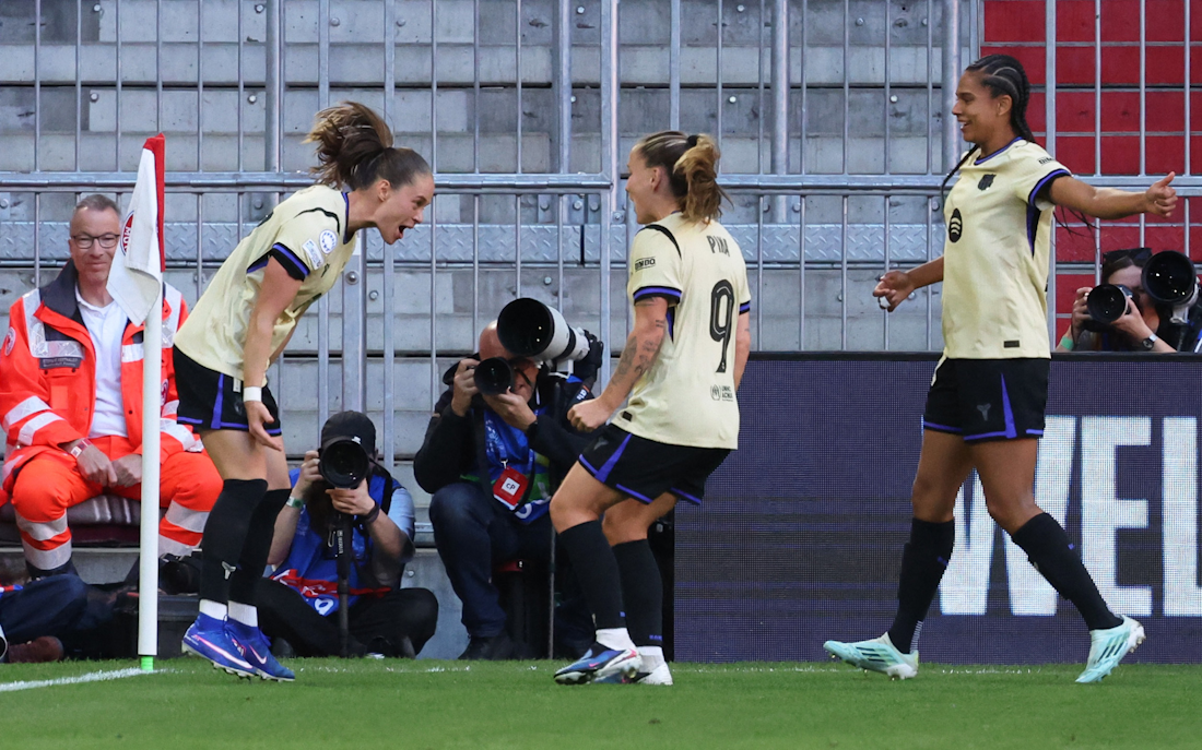 Bayern - Barcelona, Ewa Pajor , Foto: Robin Rudel/ REUTERS