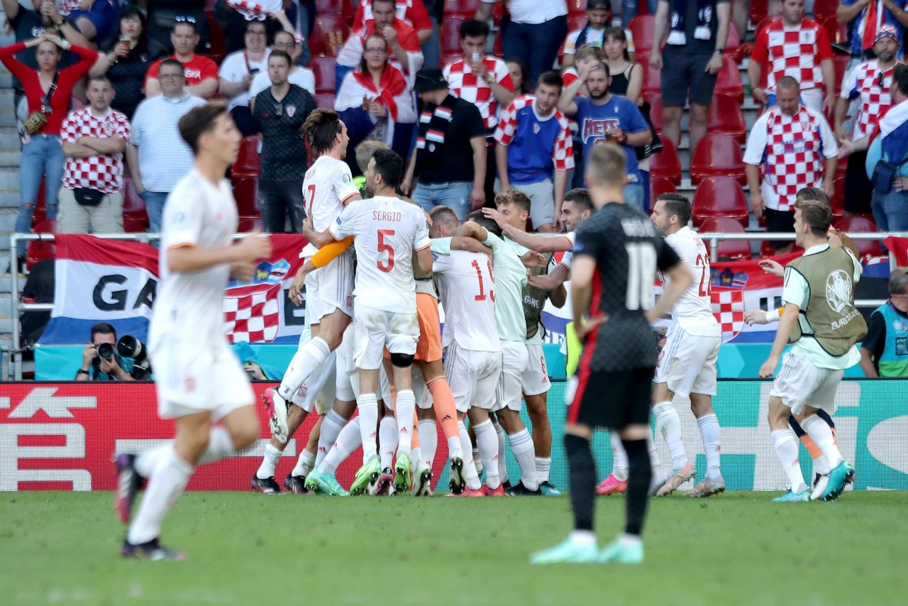Euro 2021.; Hrvatska - Španjolska