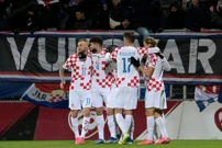 Slavlje hrvatskih nogometaša u Latviji , Foto: Ansis Ventins/PIXSELL