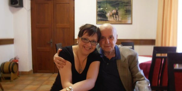 Milko Kelemen s autoricom emisije Ivom Lovrec Štefanović 