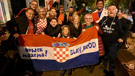 Hrvatski navijači u Pragu