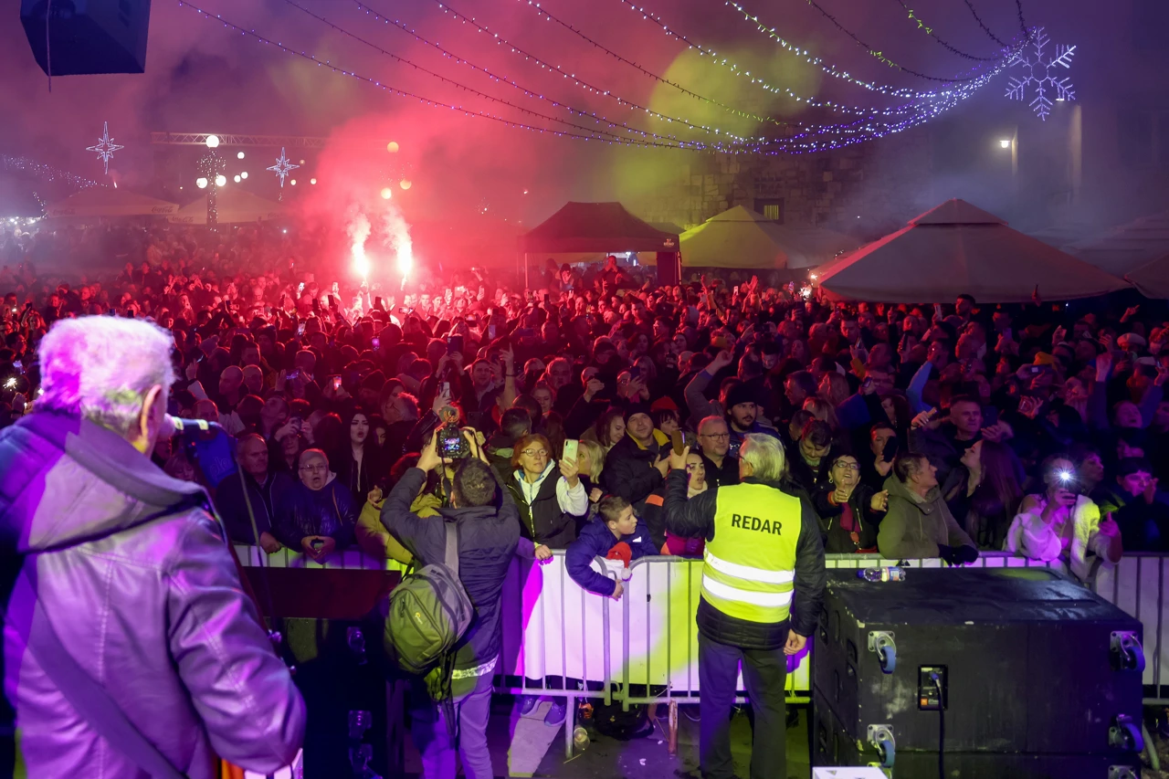 Zadar - doček, Foto:  Sime Zelic /Pixsell