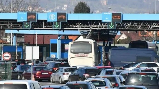 A border crossing in Croatia 