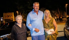 Toni Kukoč s majkom Radojkom i suprugom Renatom, Foto: Zvonimir Barisin /PIXSELL