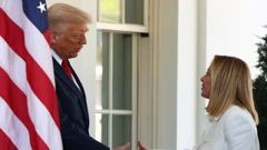 Giorgia Meloni i Donald Trump