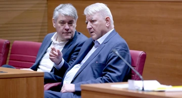 Boris Lalovac i Zlatko Komadina u Sabornici
