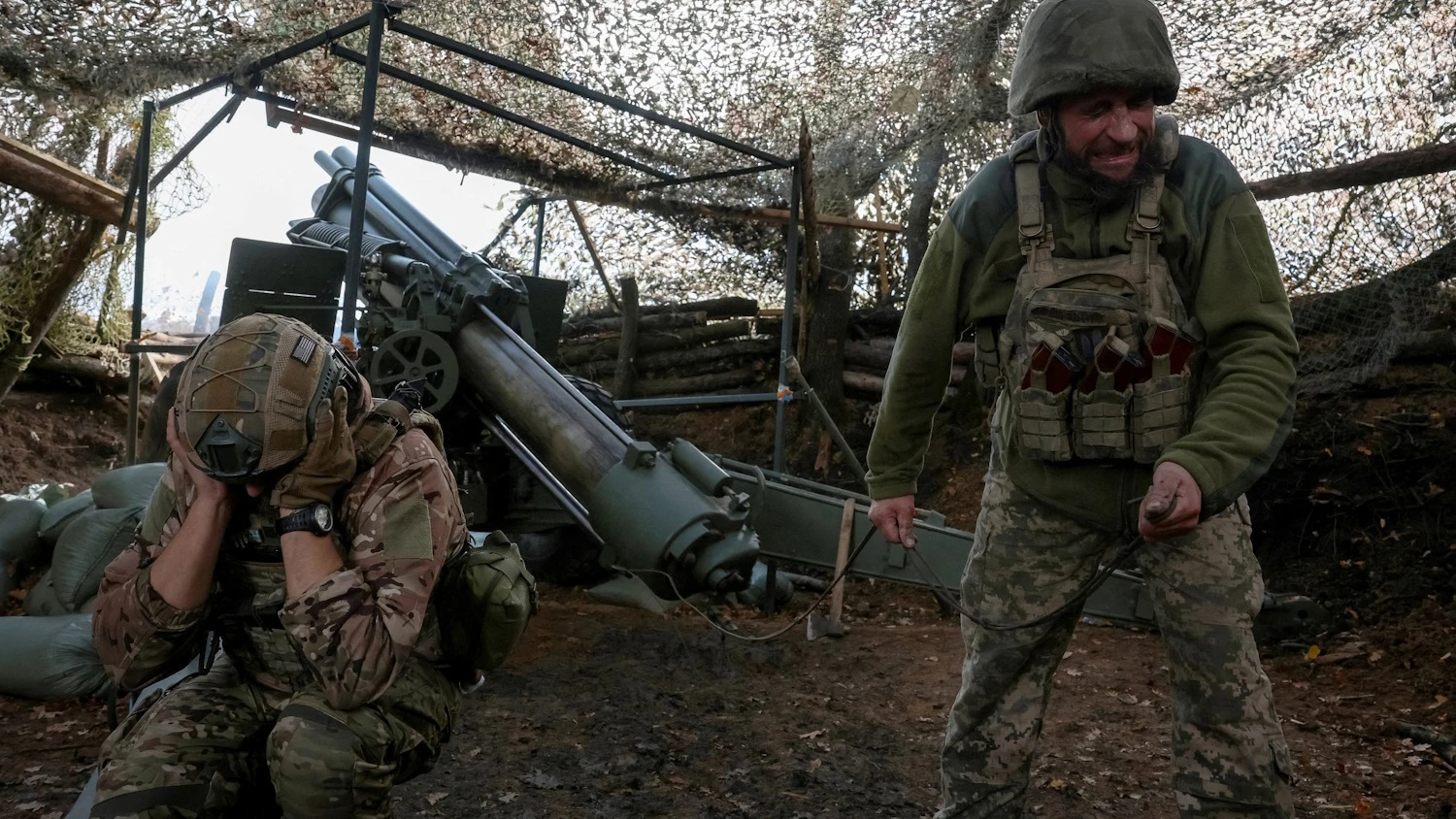 Ukrajinski vojnici na bojišnici, arhivska fotografija
