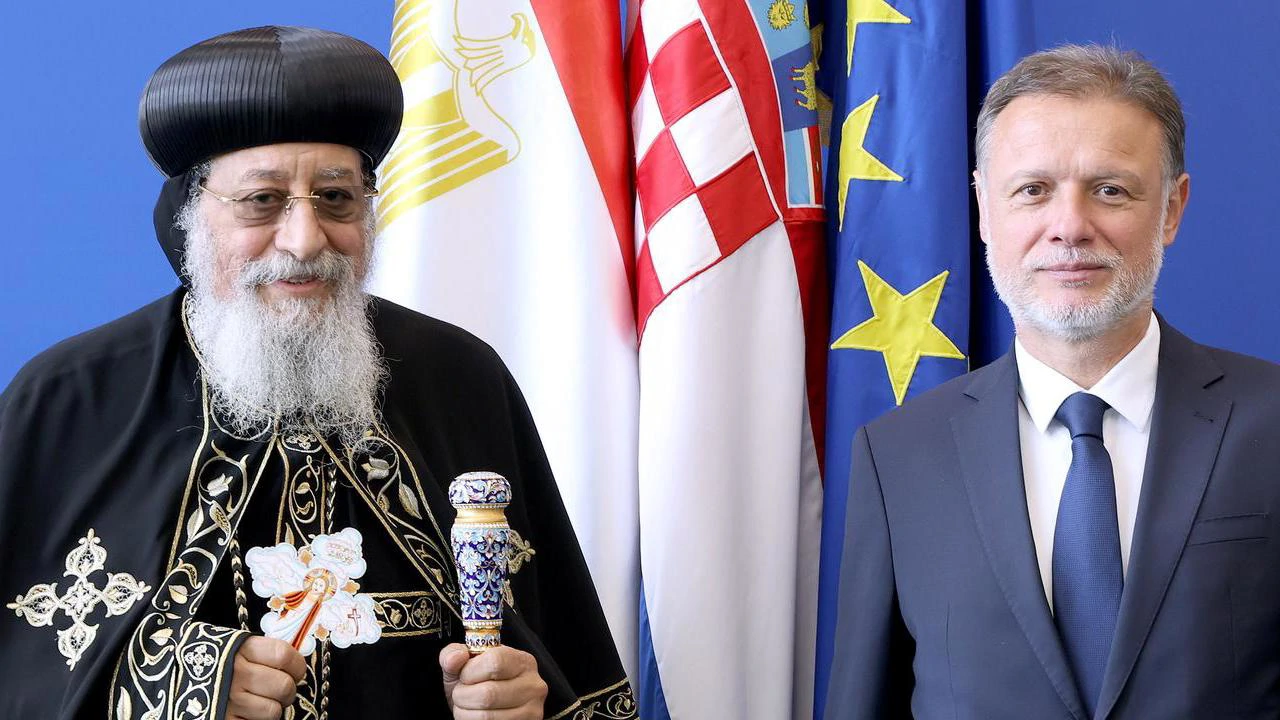 Predsjednik Sabora primio papu Tawadrosa II.