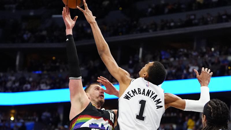 2026 04 05t004020z 1455591883 mt1usatoday28661422 rtrmadp 3 nba san antonio spurs at denver nuggets 20260405083714