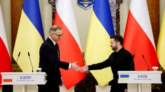 Andrzej Duda i Volodimir Zelenski
