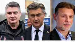Zoran Milanović, Andrej Plenković, Gordan Jandroković