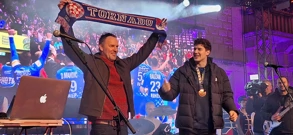 Doček na trgu, Foto: Radio Zadar/HRT